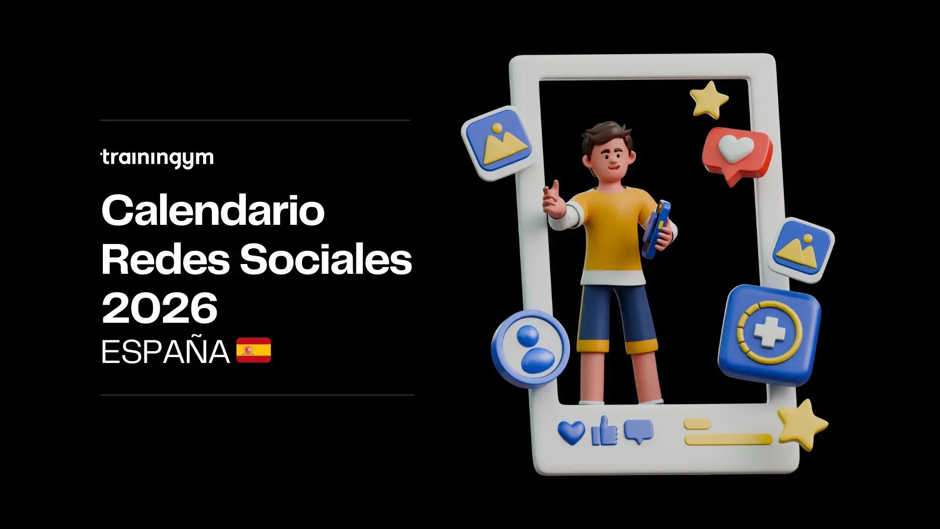 Calendario Redes Sociales 2026 - ESPANA