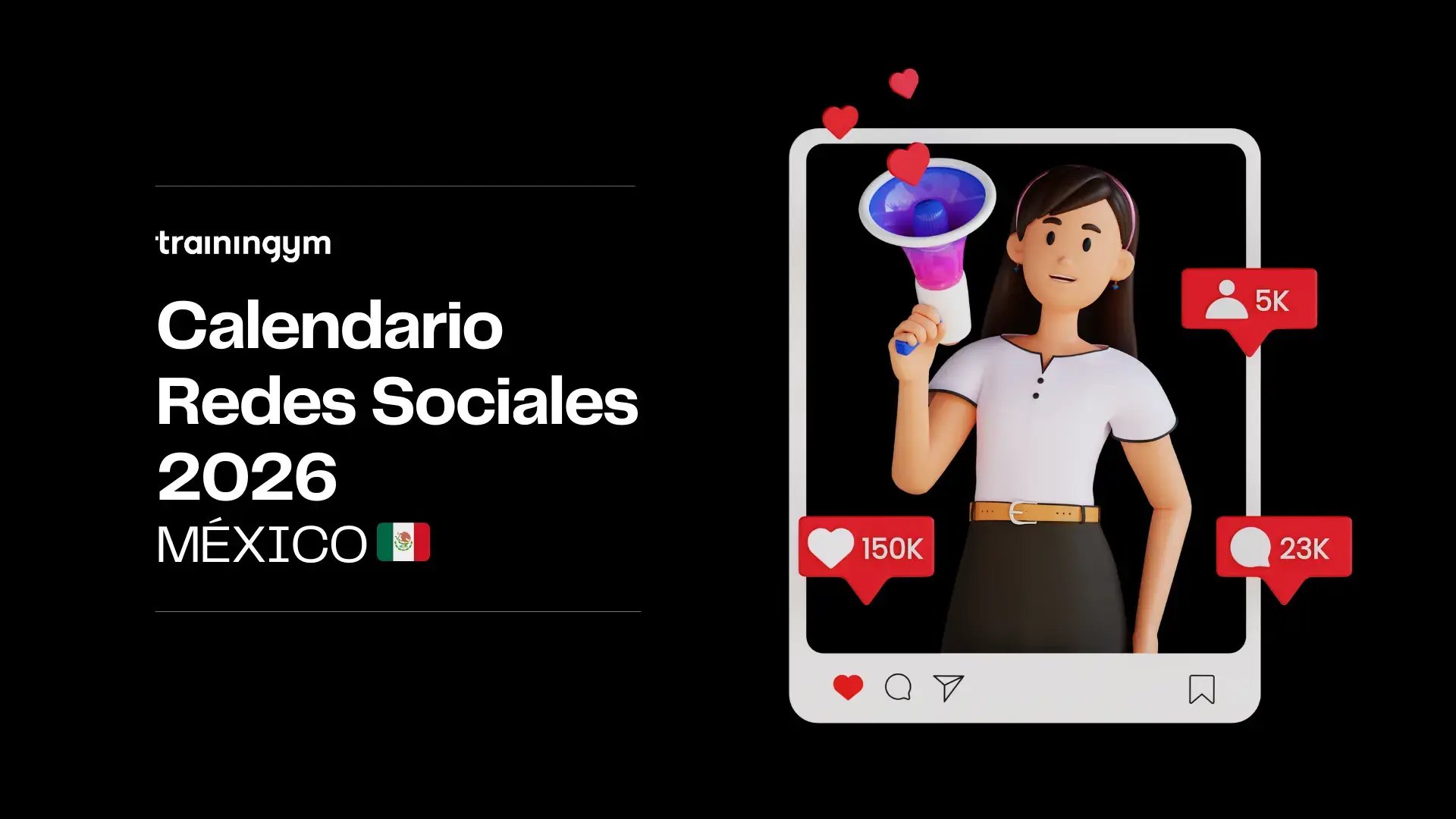 Calendario Redes Sociales 2026 - MEXICO